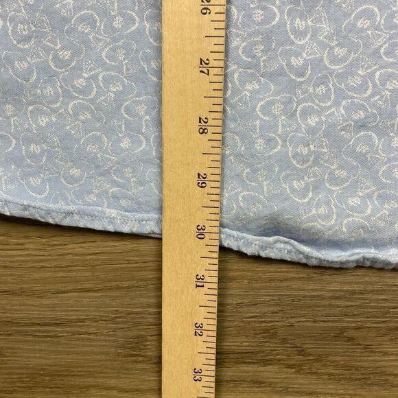 Robert Graham Shirt Mens Extra Large Blue Wall Street Money Bags Long Sleeve - Picture 11 of 12